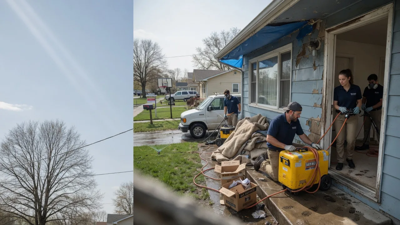 Basement Flood Cleanup in Pittsburg, IL near me